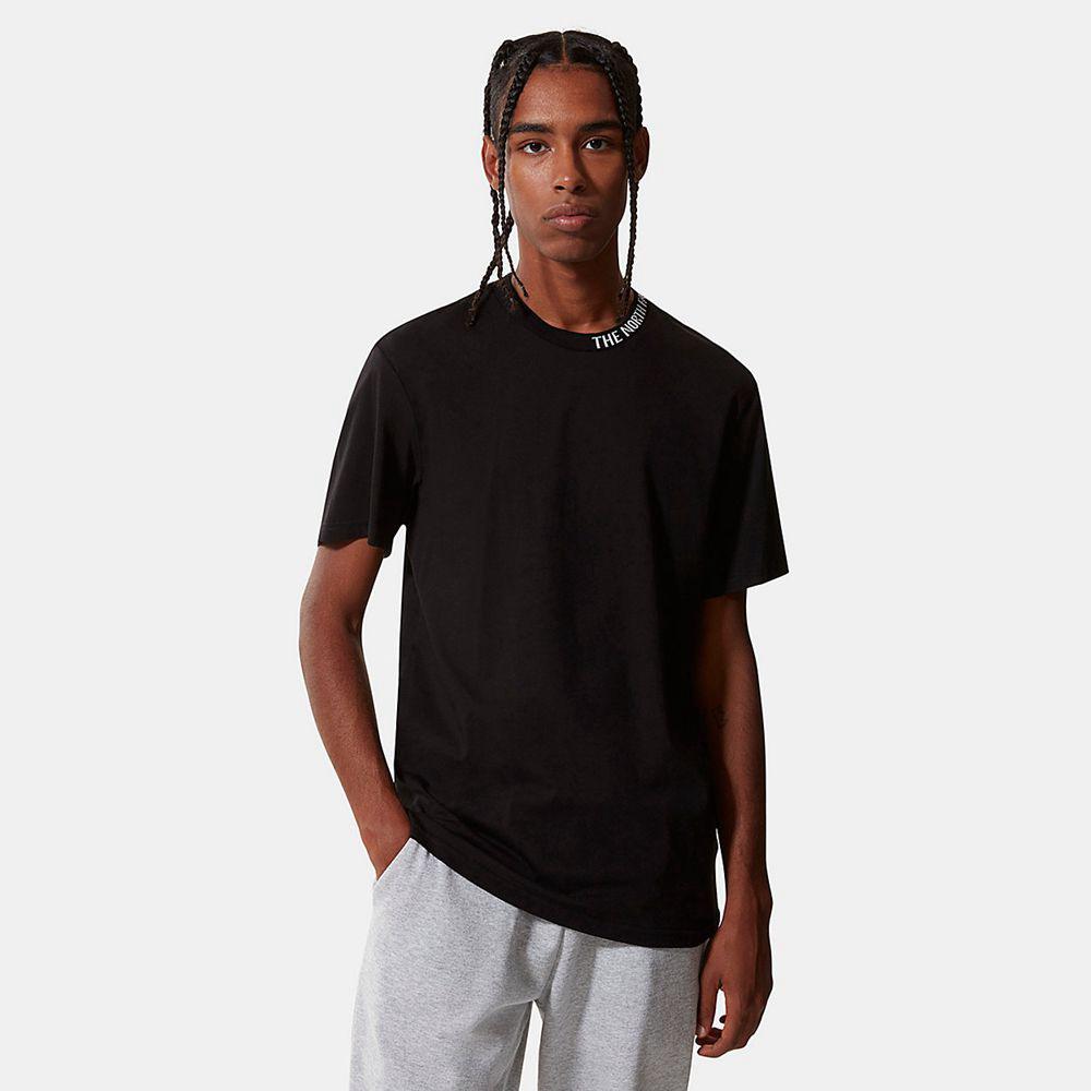 The North Face Zumu Ανδρικα T Shirt - Μαυρα (TNCM13825)